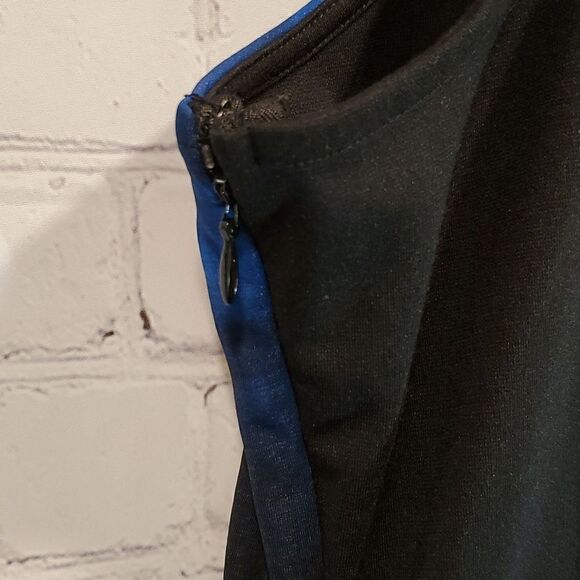 Lane Bryant blue and black striped sleeveless dress size 26 - Picture 7 of 10